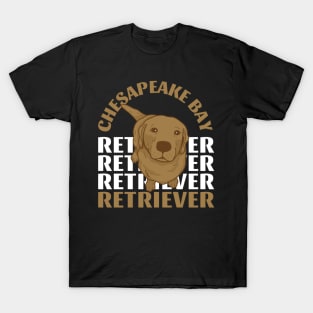 Cute Chesapeake Bay retriever Life is better with my dogs I love all the dogs T-Shirt